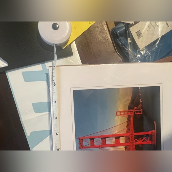San Francisco Golden Gate Bridge Print Photo New In Plastic 8 1/2 X 11 - Picture 2 of 7